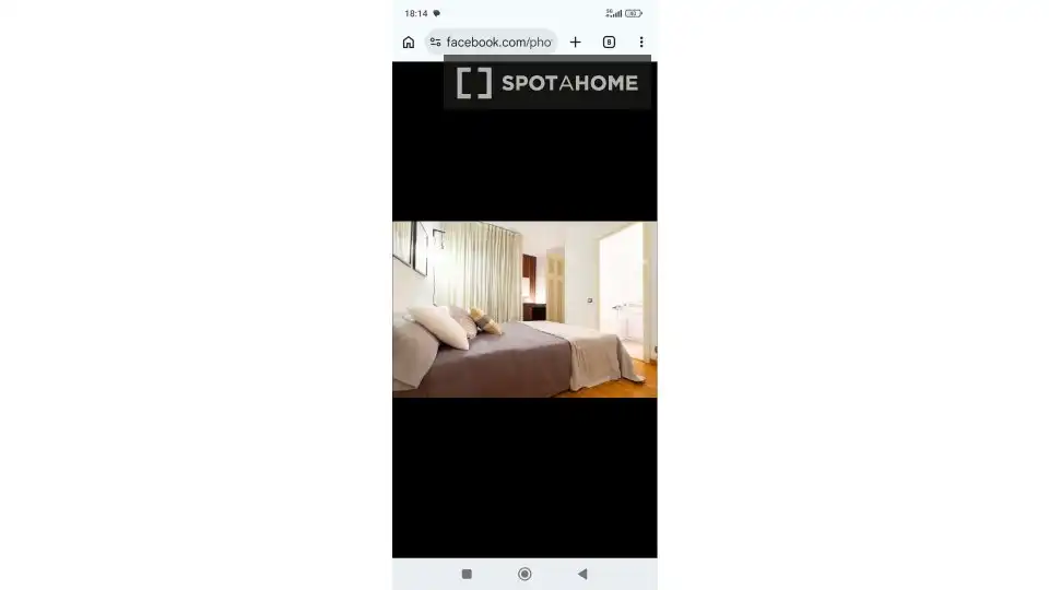Habitación de Piso de alquiler en Barcelona con Aire acondicionado, Calefacción y Amueblado