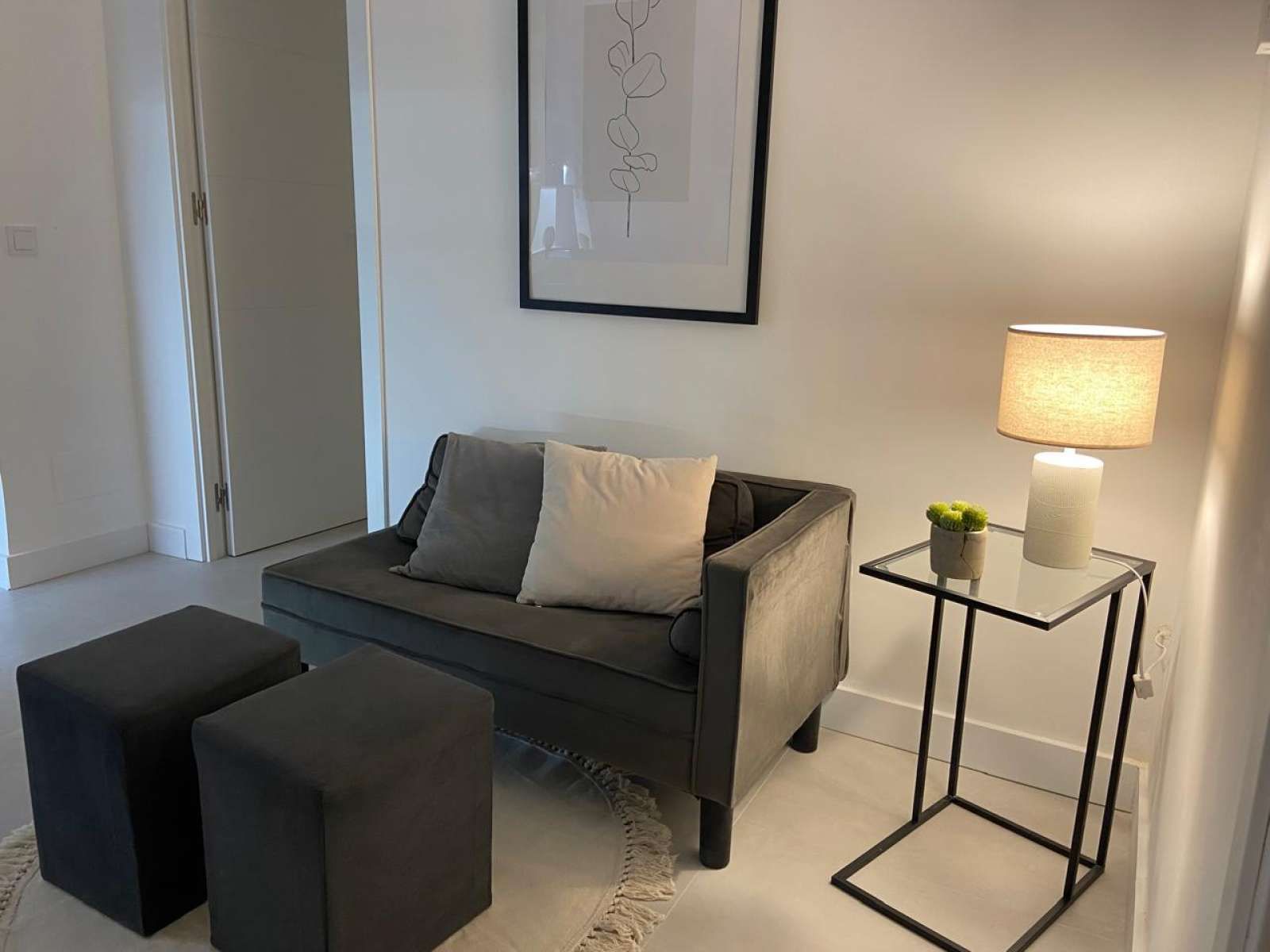 Living room of Apartment to share in  Madrid Capital  with Terrace