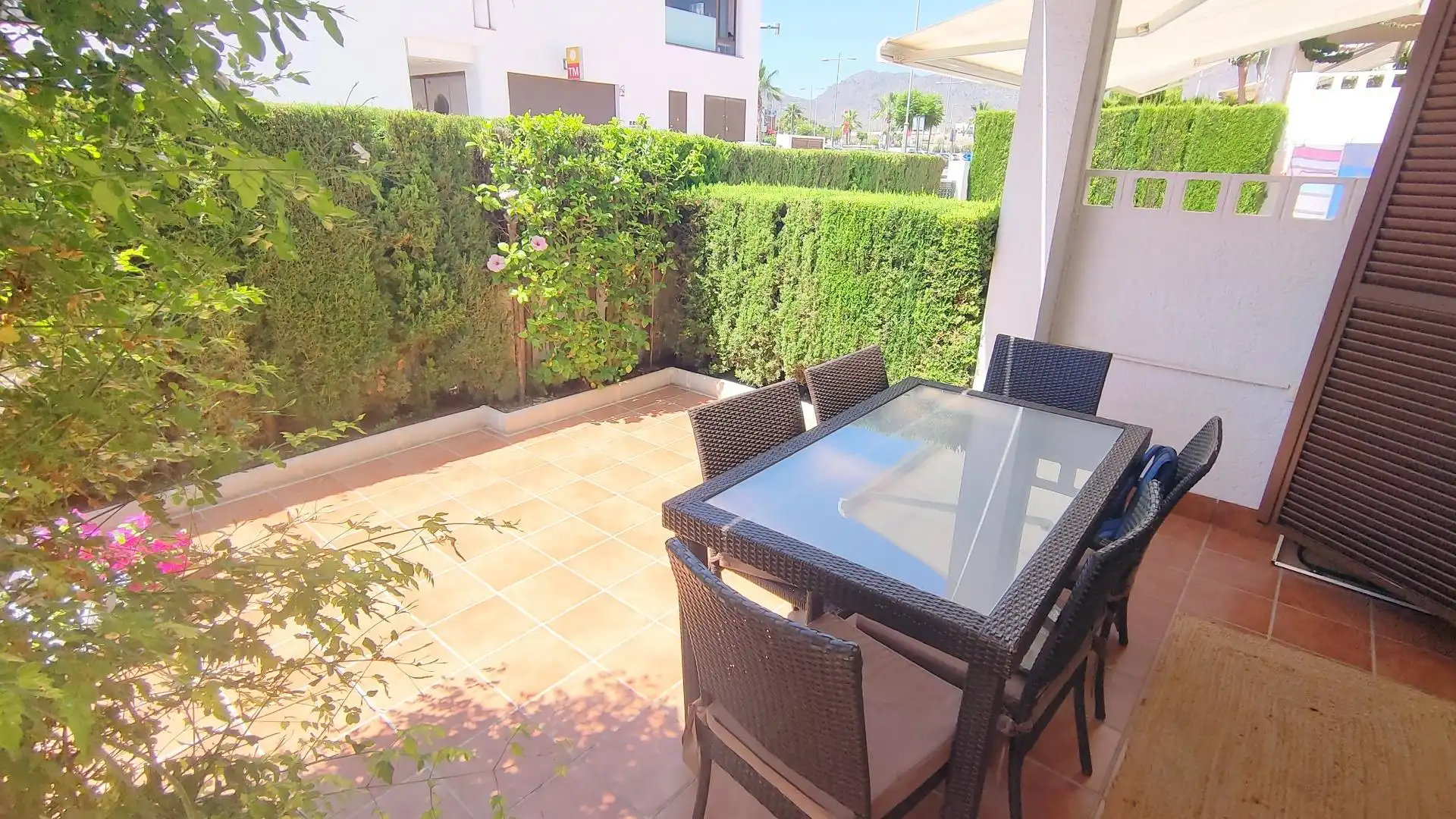 Terrasse von Erdgeschoss zum Verkauf in Pulpí mit Klimaanlage, Terrasse und Möbliert
