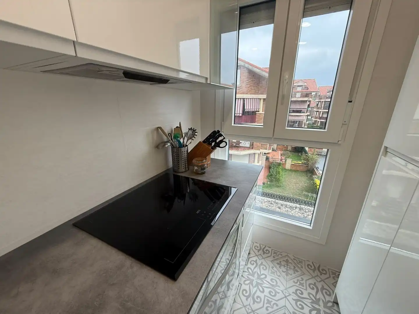 Kitchen of Duplexes for sale in Noja  with Heating, Parquet flooring and Terrace
