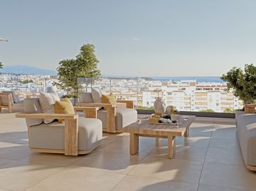 Penthouse mit Balkon zum Verkauf in Estepona Pueblo