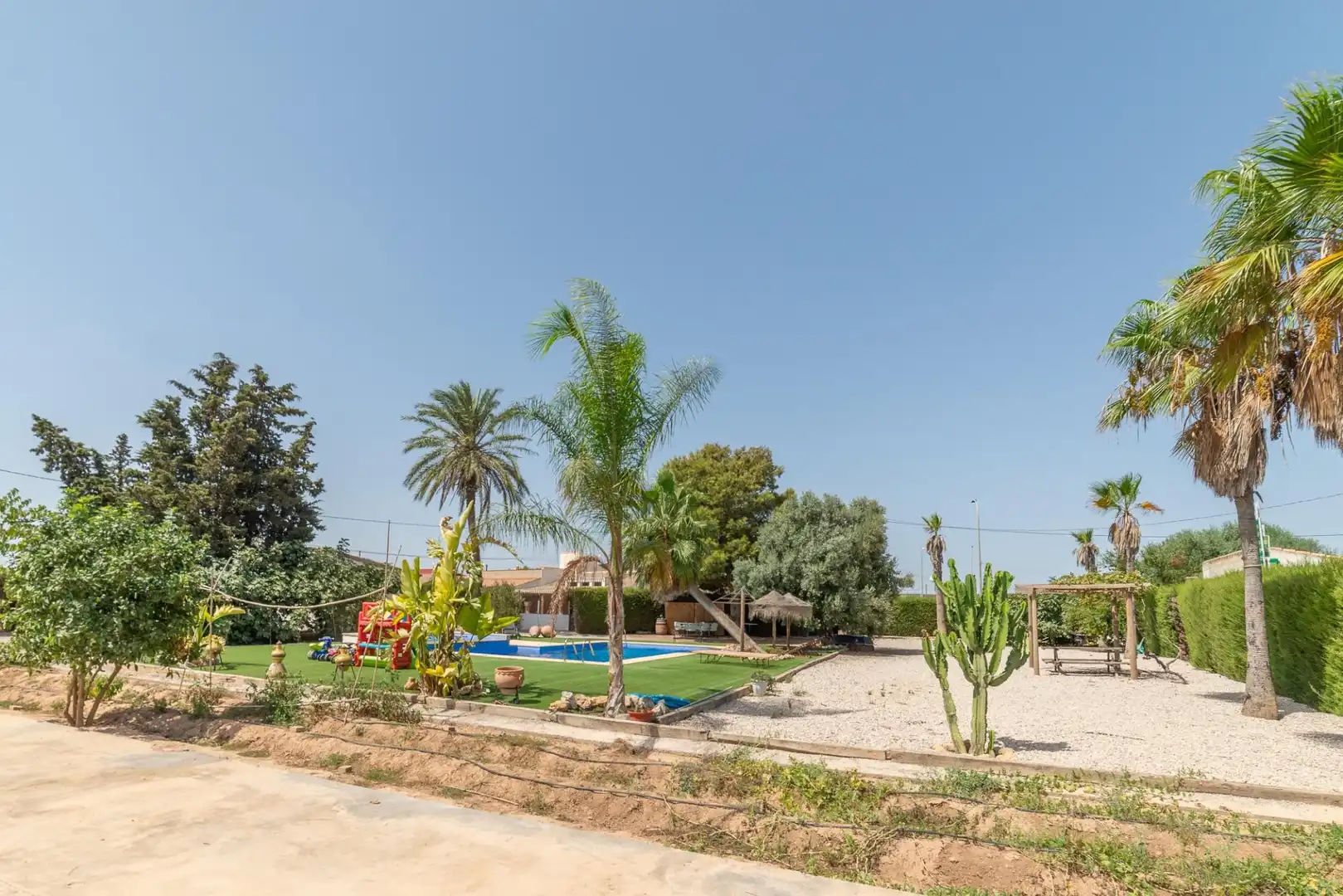 Piscina de Casa o xalet en venda en San Javier amb Aire condicionat, Calefacció i Jardí privat