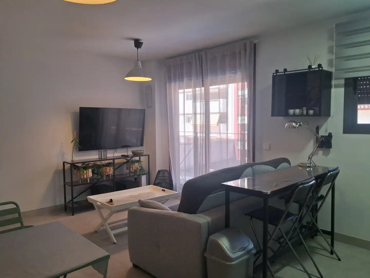 Wohnzimmer von Wohnung zur Miete in Benicarló mit Klimaanlage, Terrasse und Möbliert