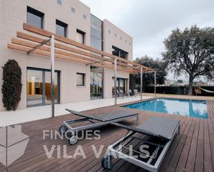 Terrassa de Casa o xalet en venda en Santa Eulàlia de Ronçana amb Calefacció, Jardí privat i Piscina