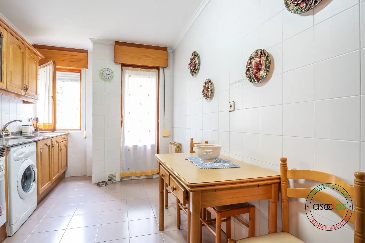 Kitchen of Flat for sale in Teverga  with Heating, Parquet flooring and Terrace
