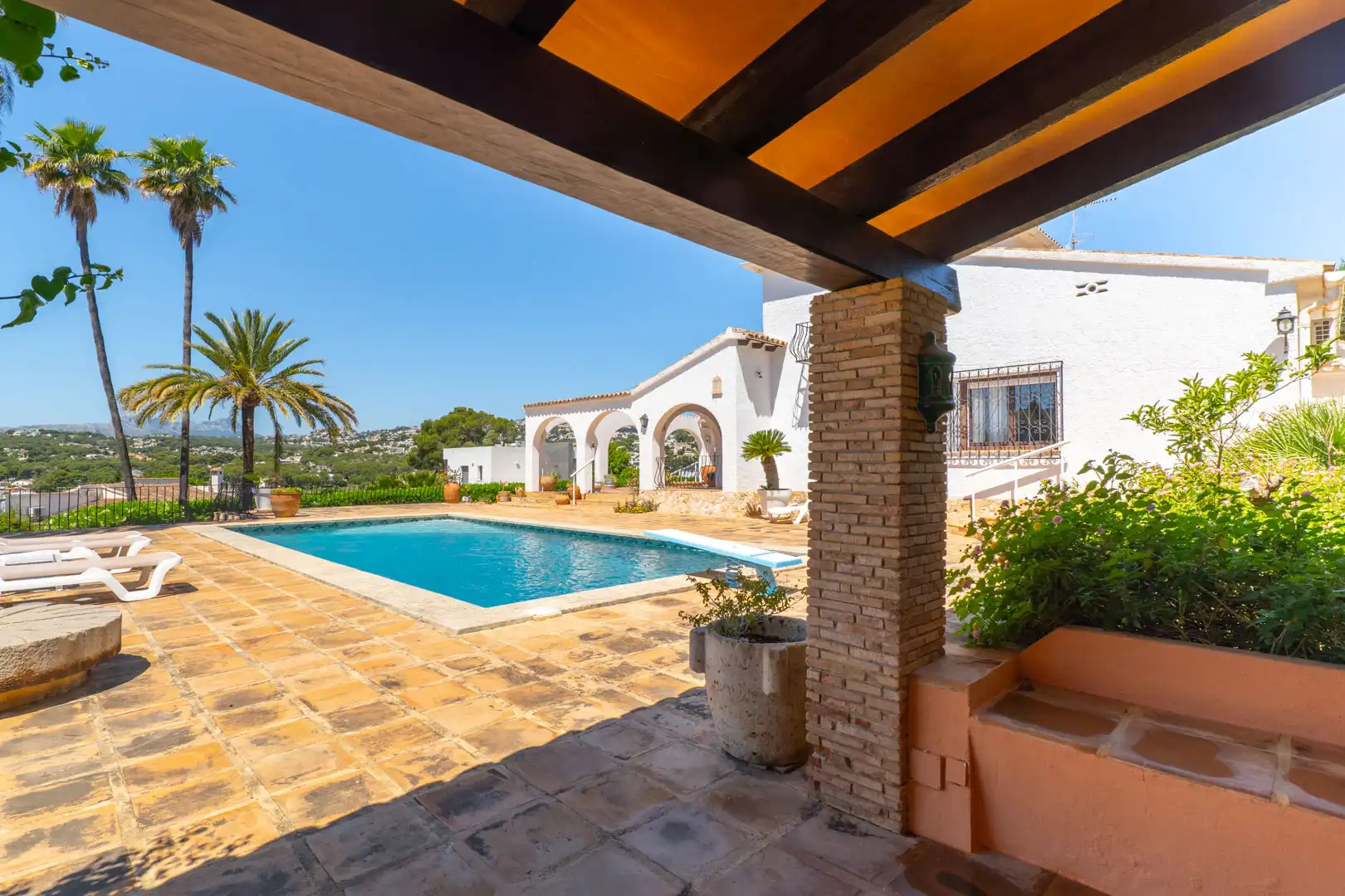 Vista exterior de Casa o chalet en venta en Moraira con Aire acondicionado, Calefacción y Terraza