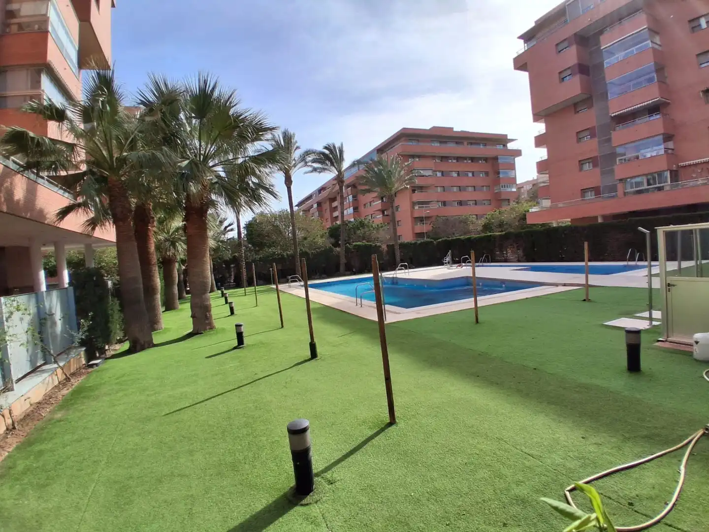 Swimming pool of Flat for sale in Almería