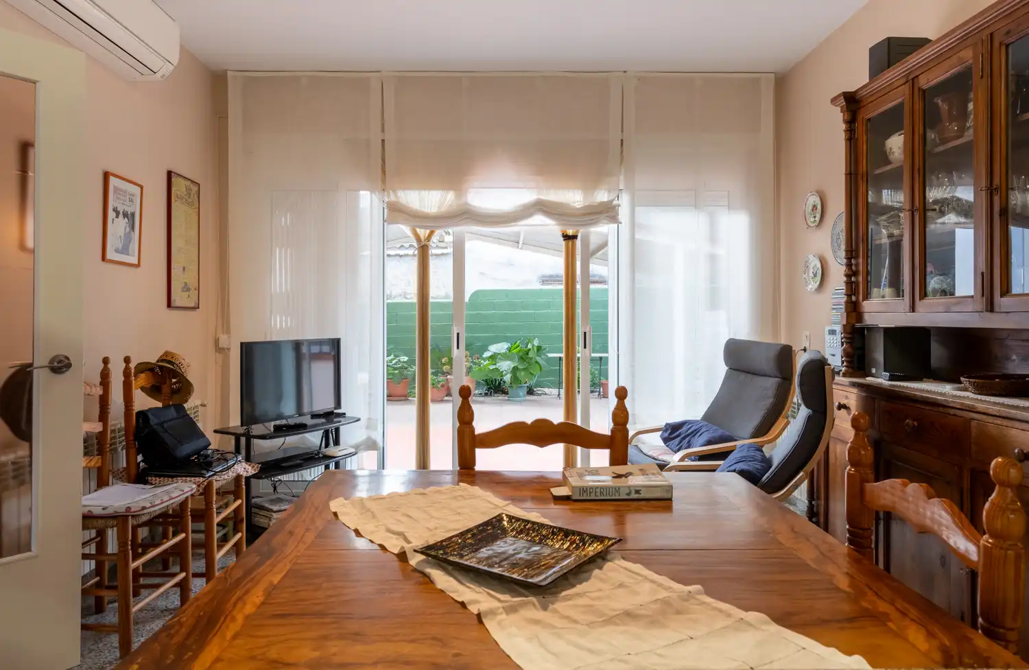 Sala de estar de Casa o chalet en venta en Santa Bàrbara con Calefacción, Jardín privado y Terraza