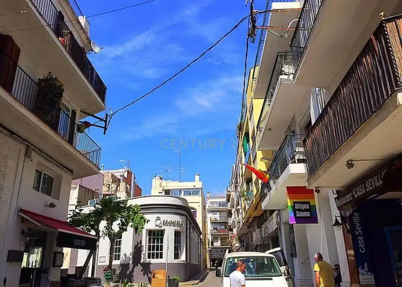 Vista exterior de Apartamento en venta en Sitges con Balcón