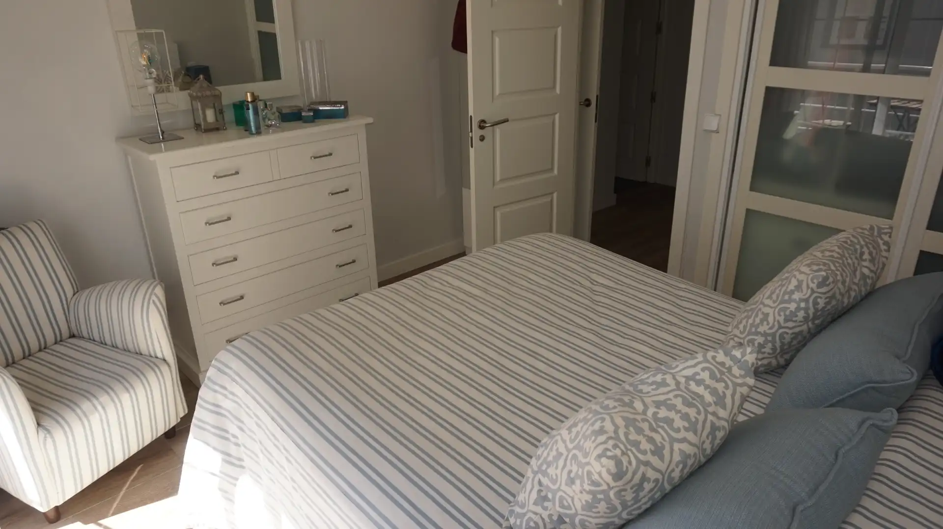 Schlafzimmer von Wohnung zum Verkauf in Madrid mit Klimaanlage, Heizung und Terrasse