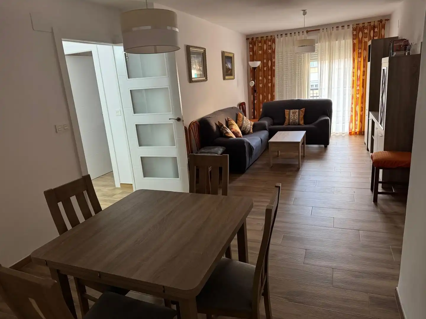 Living room of Flat for rent in Granada  with Heating, Terrace and Furnished