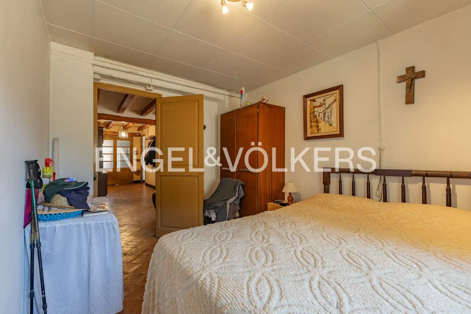 Habitación de Finca rústica en venta en Sant Julià de Cerdanyola con Calefacción, Jardín privado y Balcón