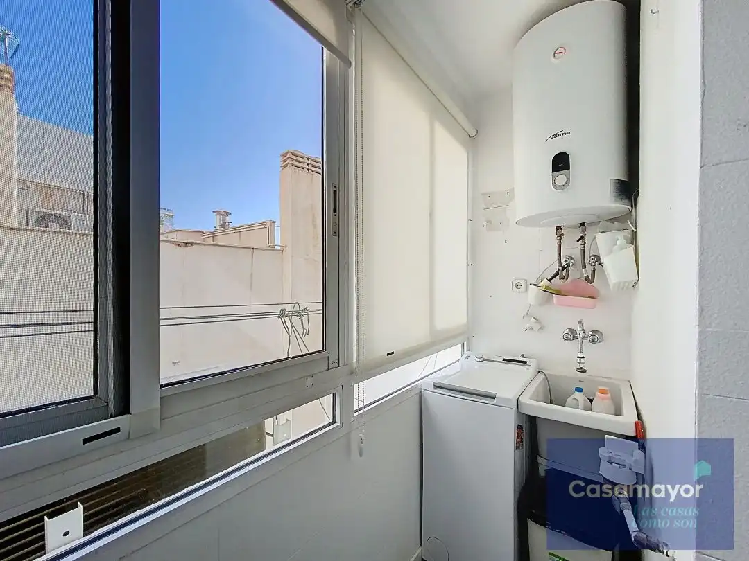 Terraza de Piso de alquiler en Alicante / Alacant con Aire acondicionado y Calefacción