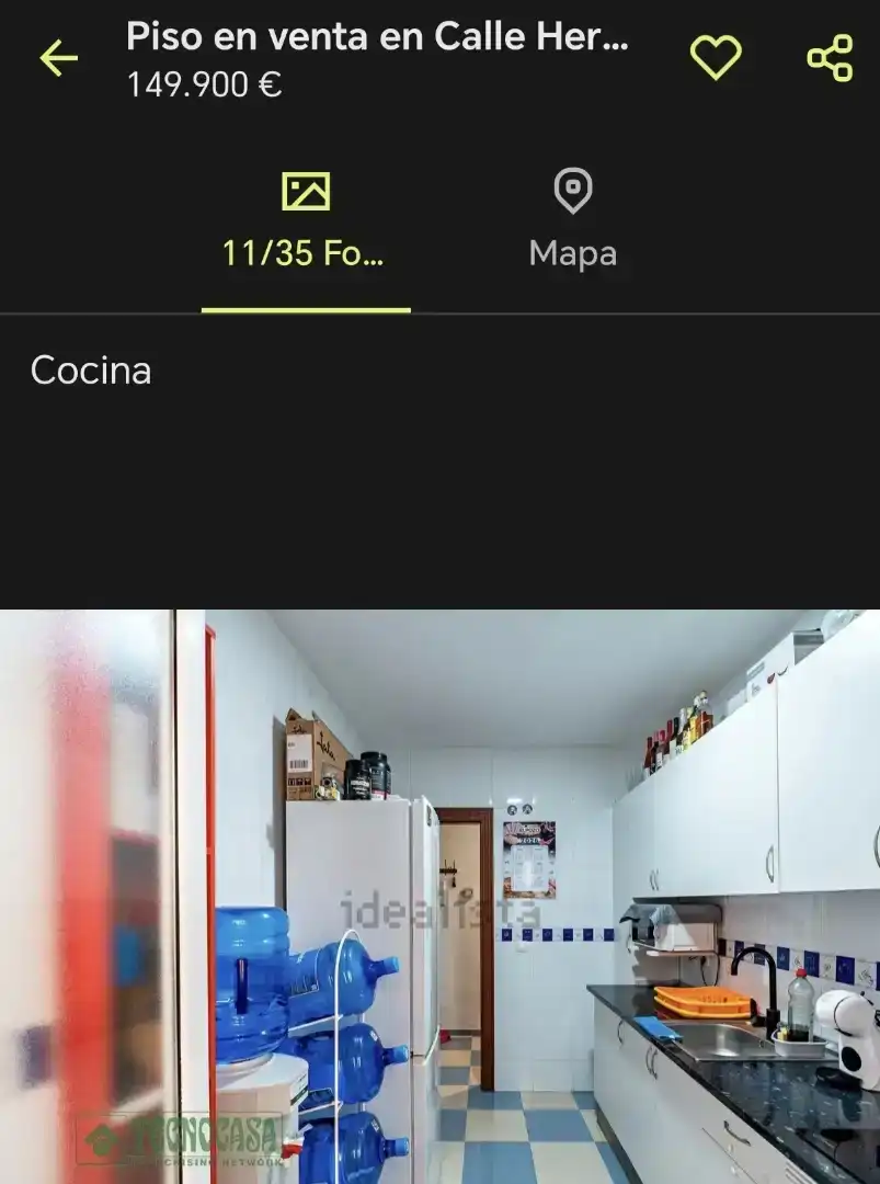Cuina de Pis en venda en Roquetas de Mar ciudad