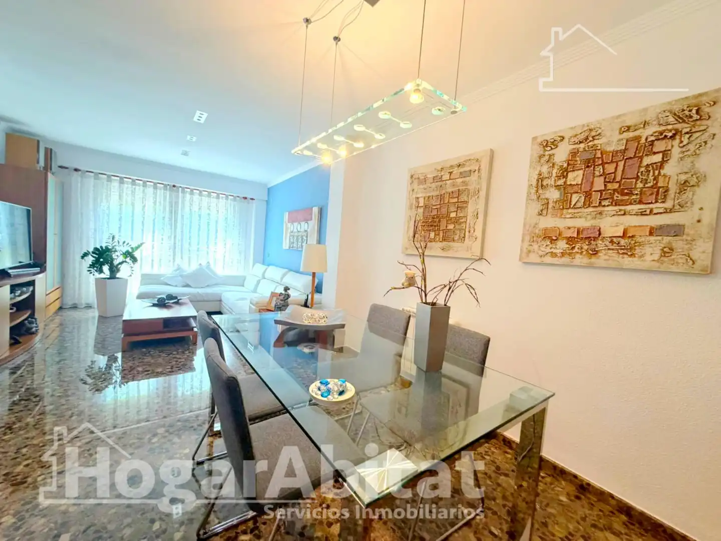 Dining room of Flat for sale in Alboraya  with Air Conditioner, Heating and Terrace