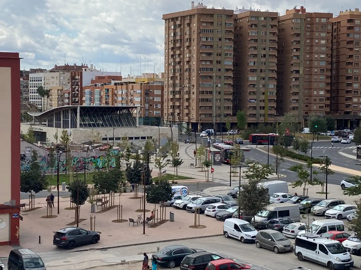 Vista exterior de Apartament per a compartir en Valencia amb Aire condicionat, Moblat i Forn