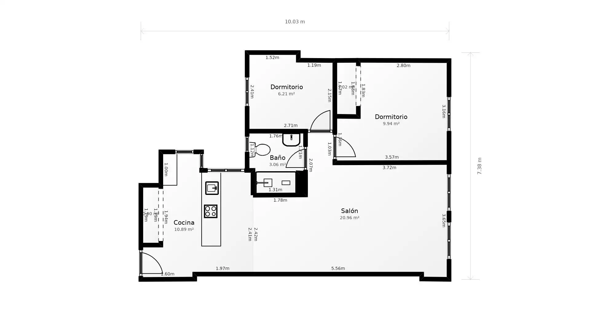 Piso en venta en Málaga con Aire acondicionado y Alarma