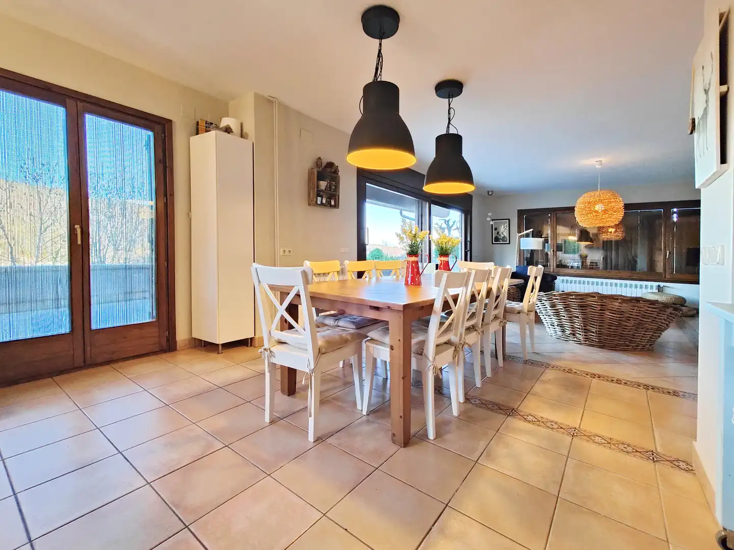 Dining room of Houses for sale in Molló  with Heating, Private garden and Terrace
