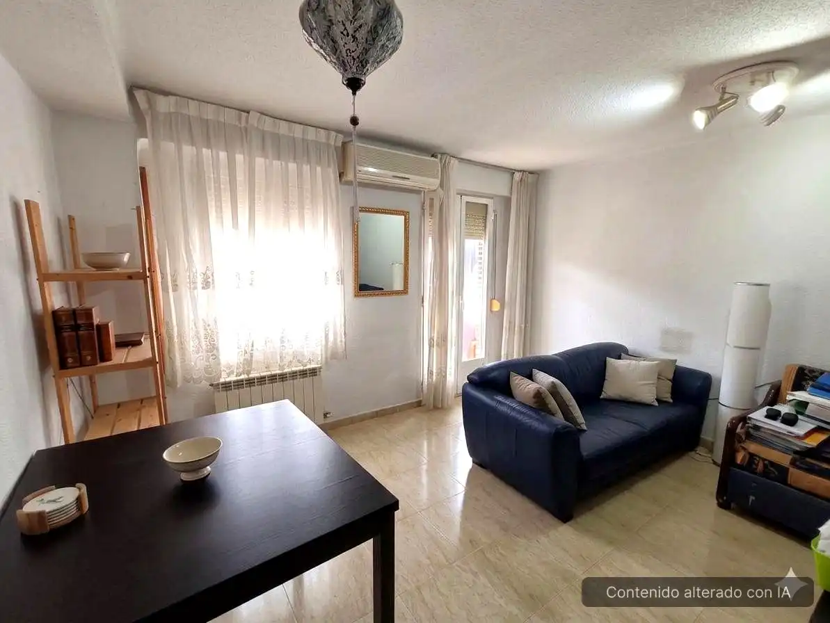 Sala de estar de Piso en venta en  Madrid Capital con Aire acondicionado, Calefacción y Terraza