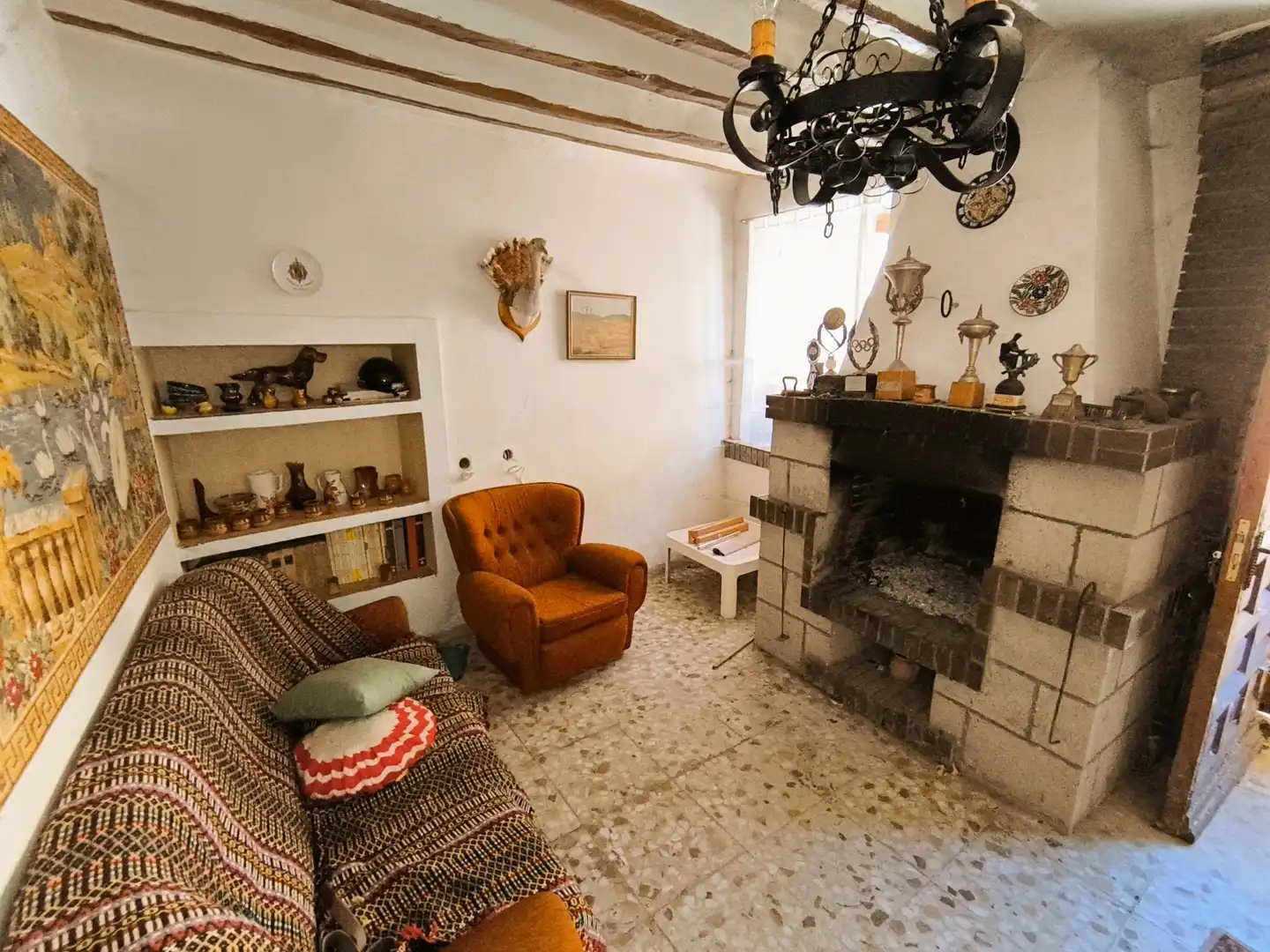 Sala de estar de Casa o chalet en venta en Villamartín de Campos con Calefacción, Jardín privado y Trastero