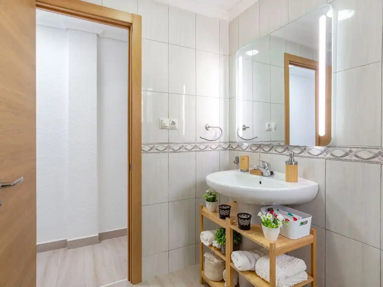 Bany de Pis en venda en Elche / Elx amb Aire condicionat, Moblat i Balcó