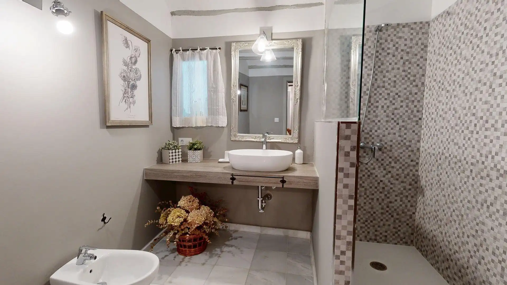 Baño de Casa o chalet en venta en Magallón con Jardín privado, Terraza y Amueblado