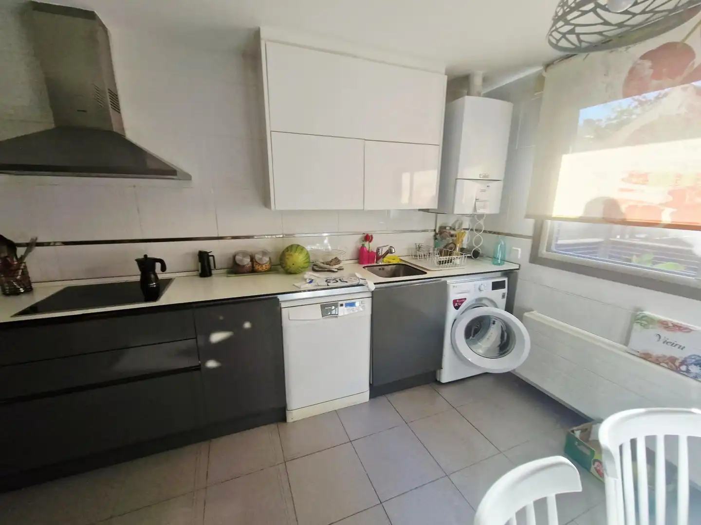 Cocina de Casa adosada en venta en Ciudad Real con Calefacción, Jardín privado y Terraza