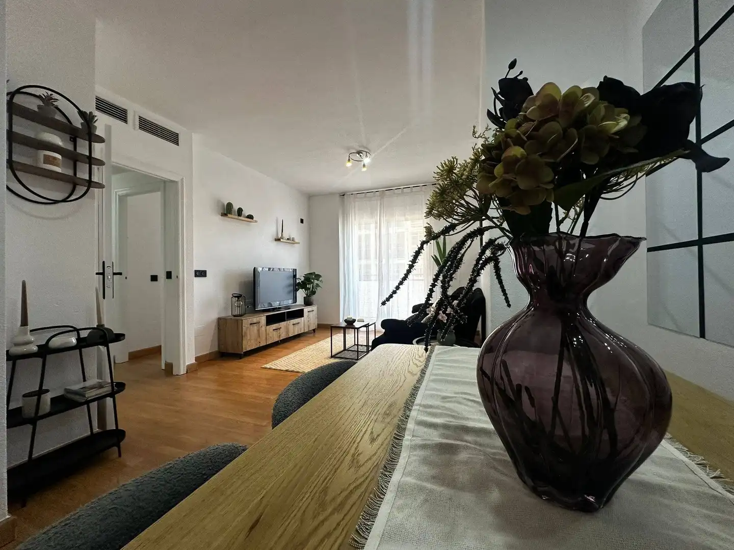 Wohnzimmer von Wohnungen zum Verkauf in Murcia mit Klimaanlage, Abstellraum und Möbliert