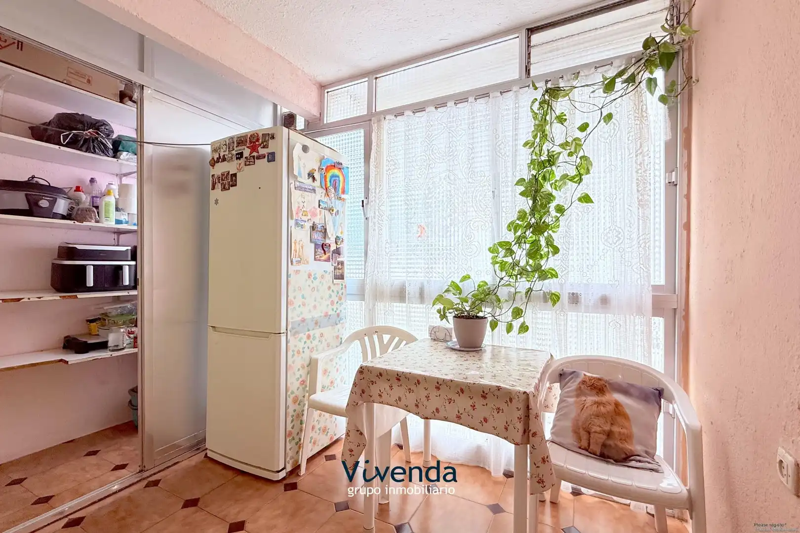 Kitchen of Flat for sale in Móstoles  with Heating, Parquet flooring and Terrace