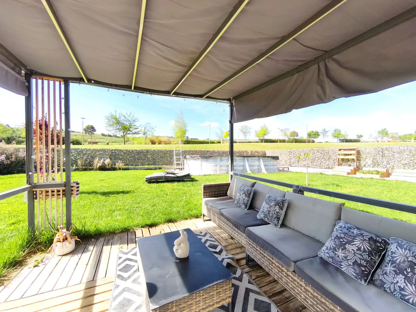 Terraza de Casa o chalet en venta en Viana con Aire acondicionado, Calefacción y Jardín privado