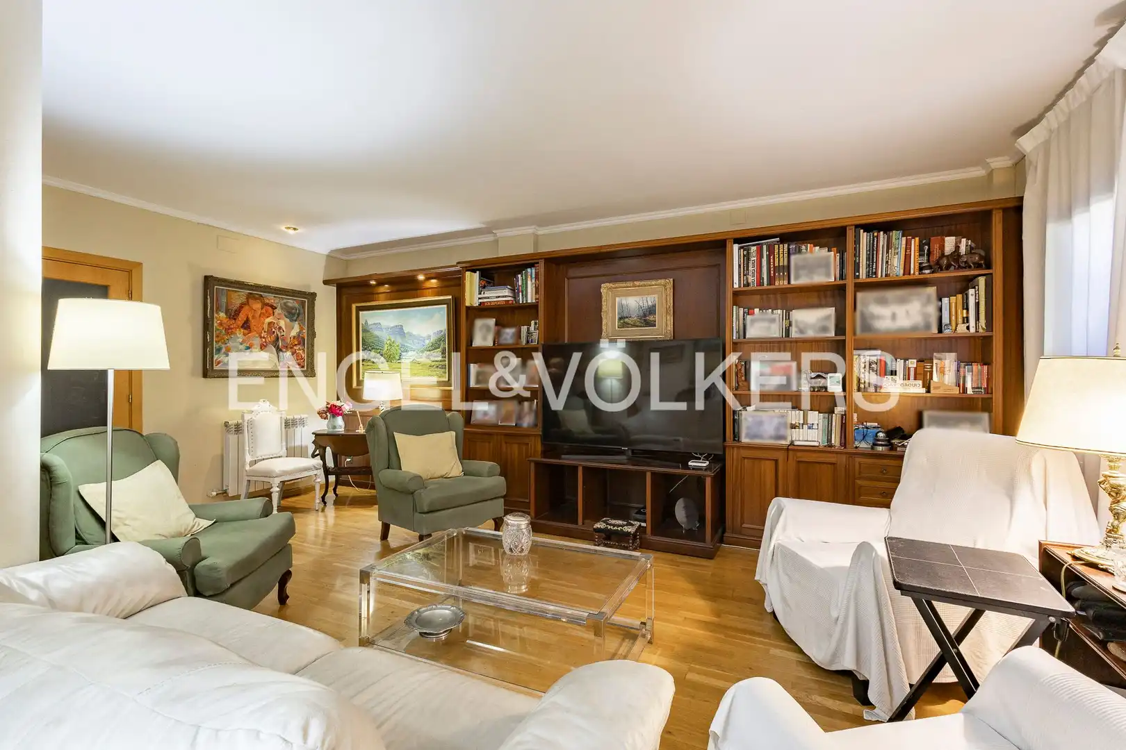 Sala de estar de Apartamento en venta en Sant Feliu de Llobregat con Aire acondicionado, Calefacción y Jardín privado