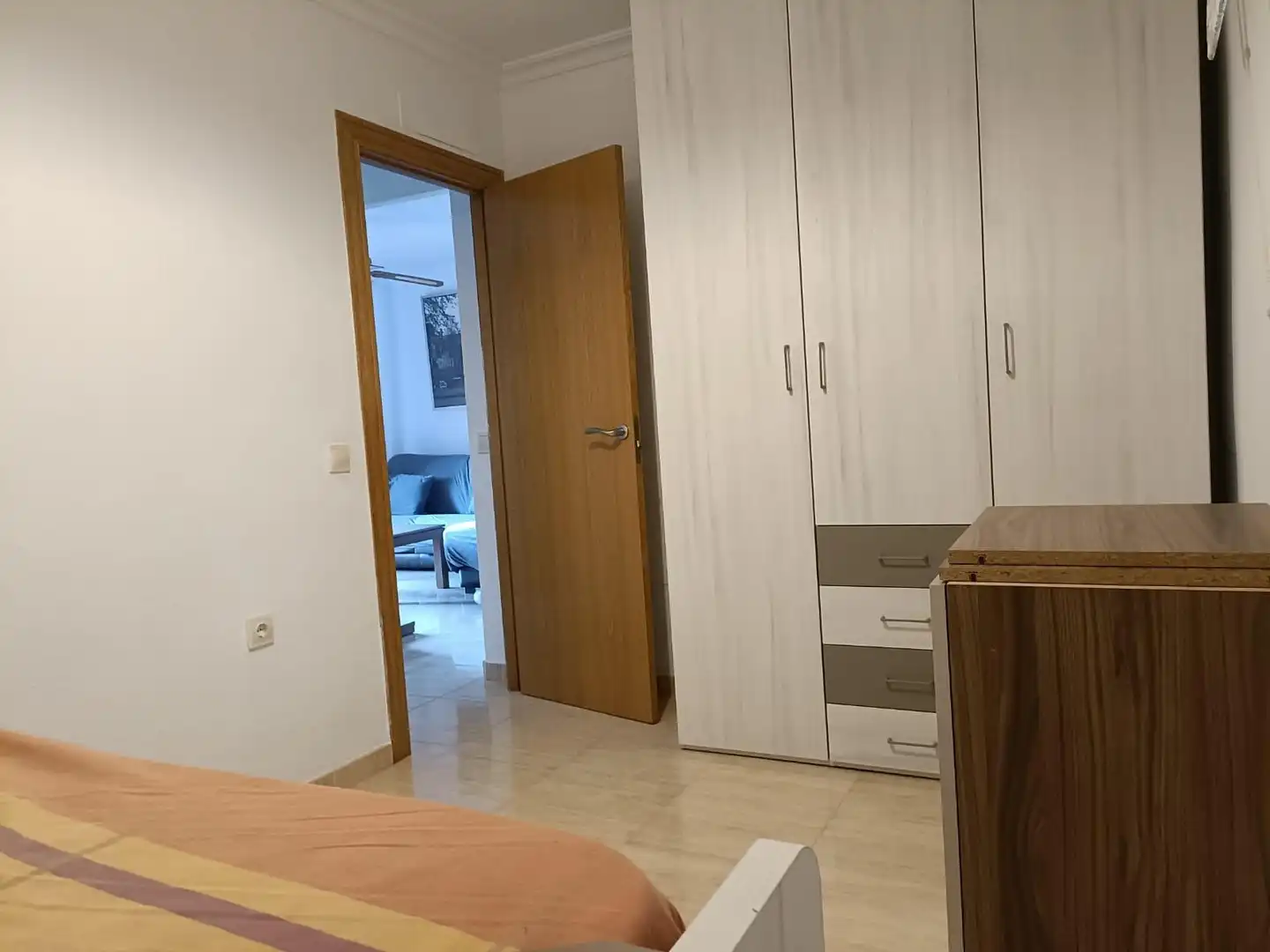 Bedroom of Flat for rent in Roquetas de Mar  with Terrace, Furnished and Community pool