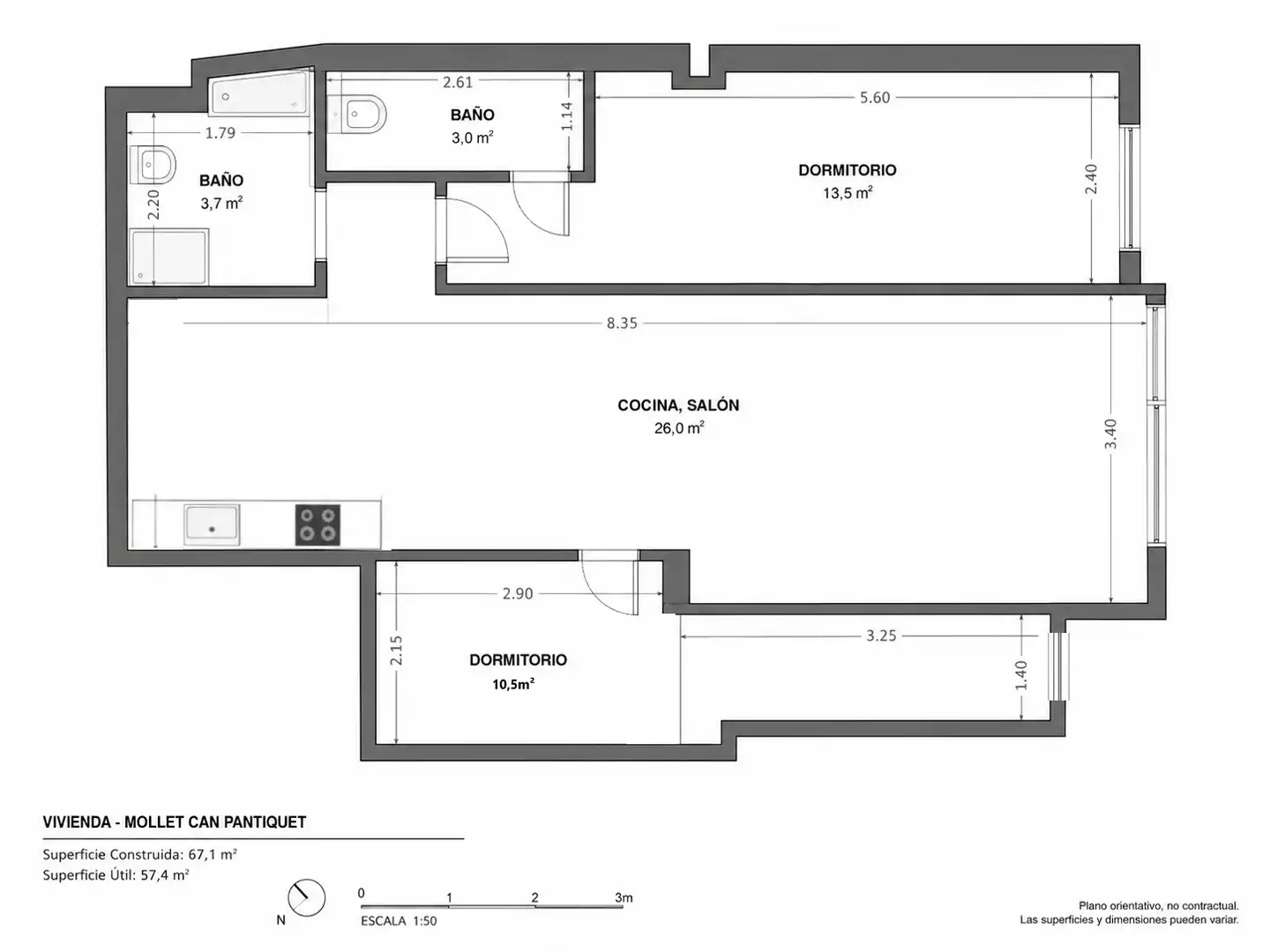 Planta baja en venta en Mollet del Vallès con Aire acondicionado, Calefacción y Parquet