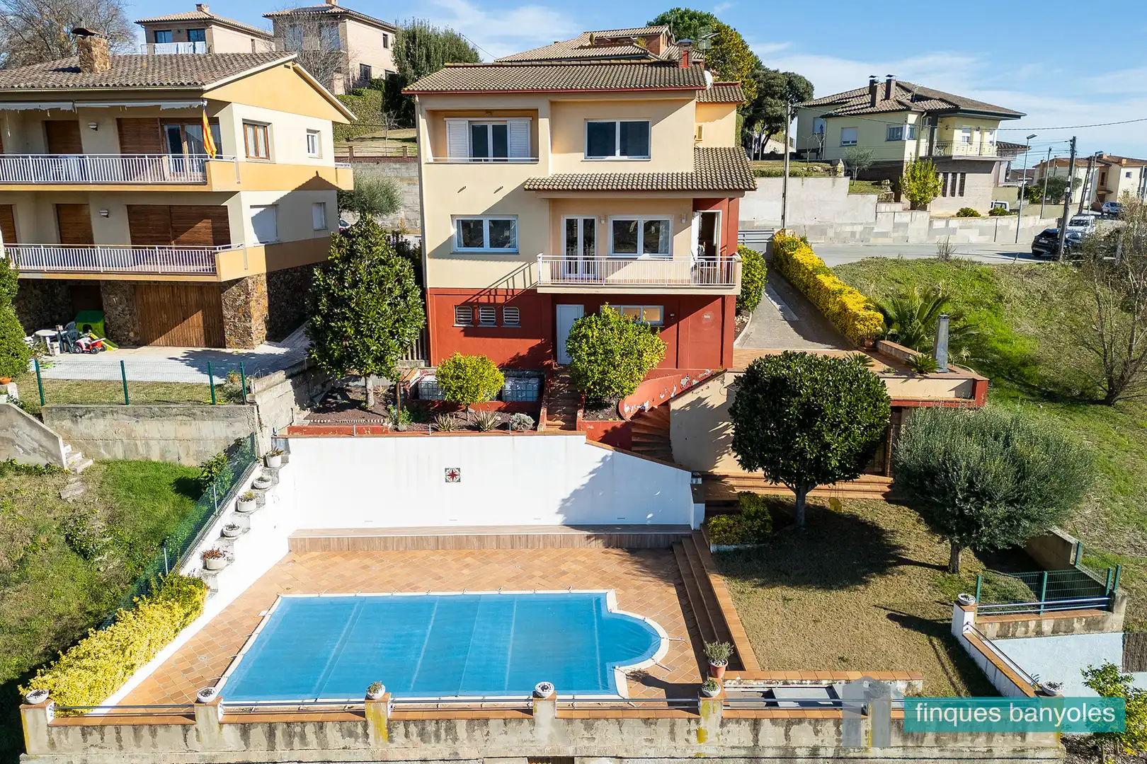 Exterior view of Houses for sale in Banyoles  with Air Conditioner, Heating and Private garden