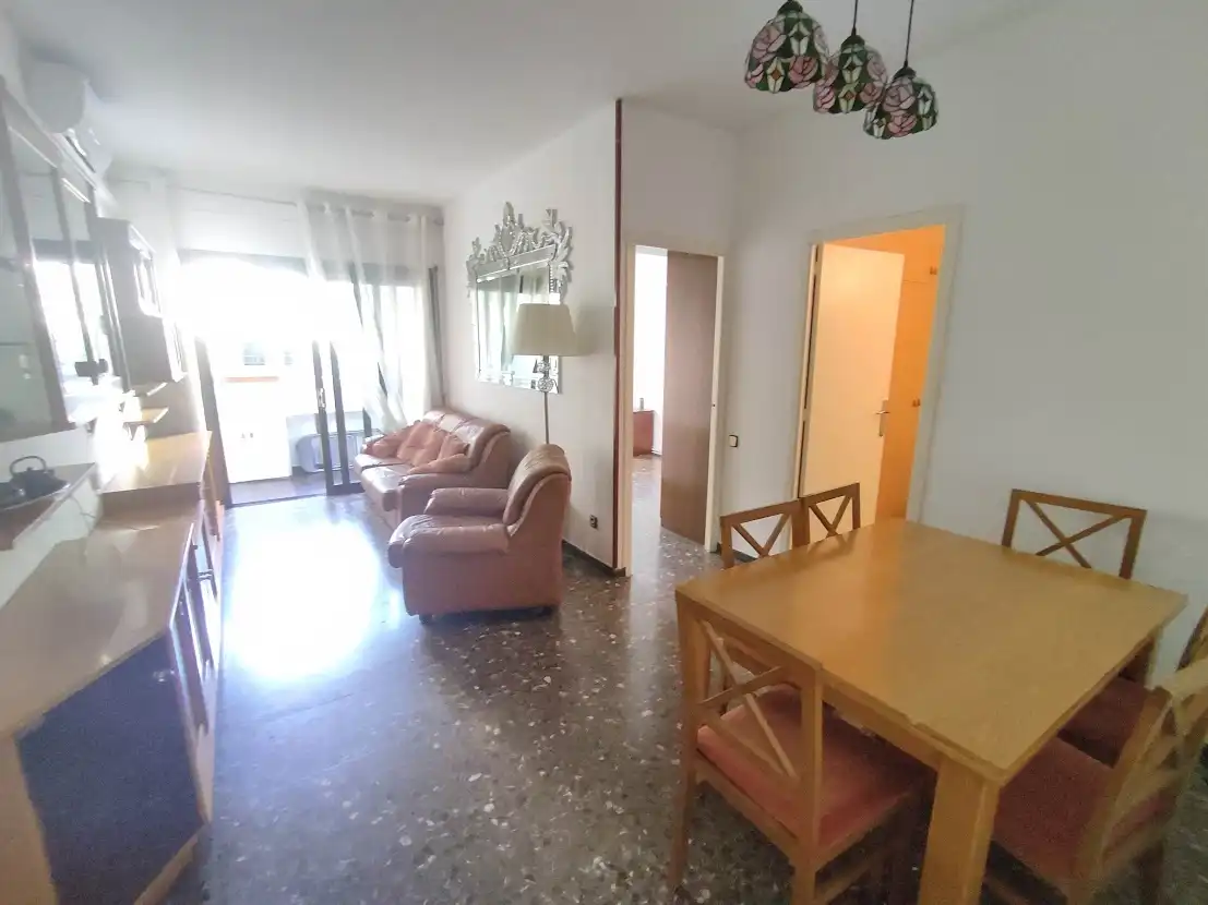 Wohnzimmer von Wohnung zur Miete in Barcelona mit Klimaanlage, Möbliert und Waschmaschine