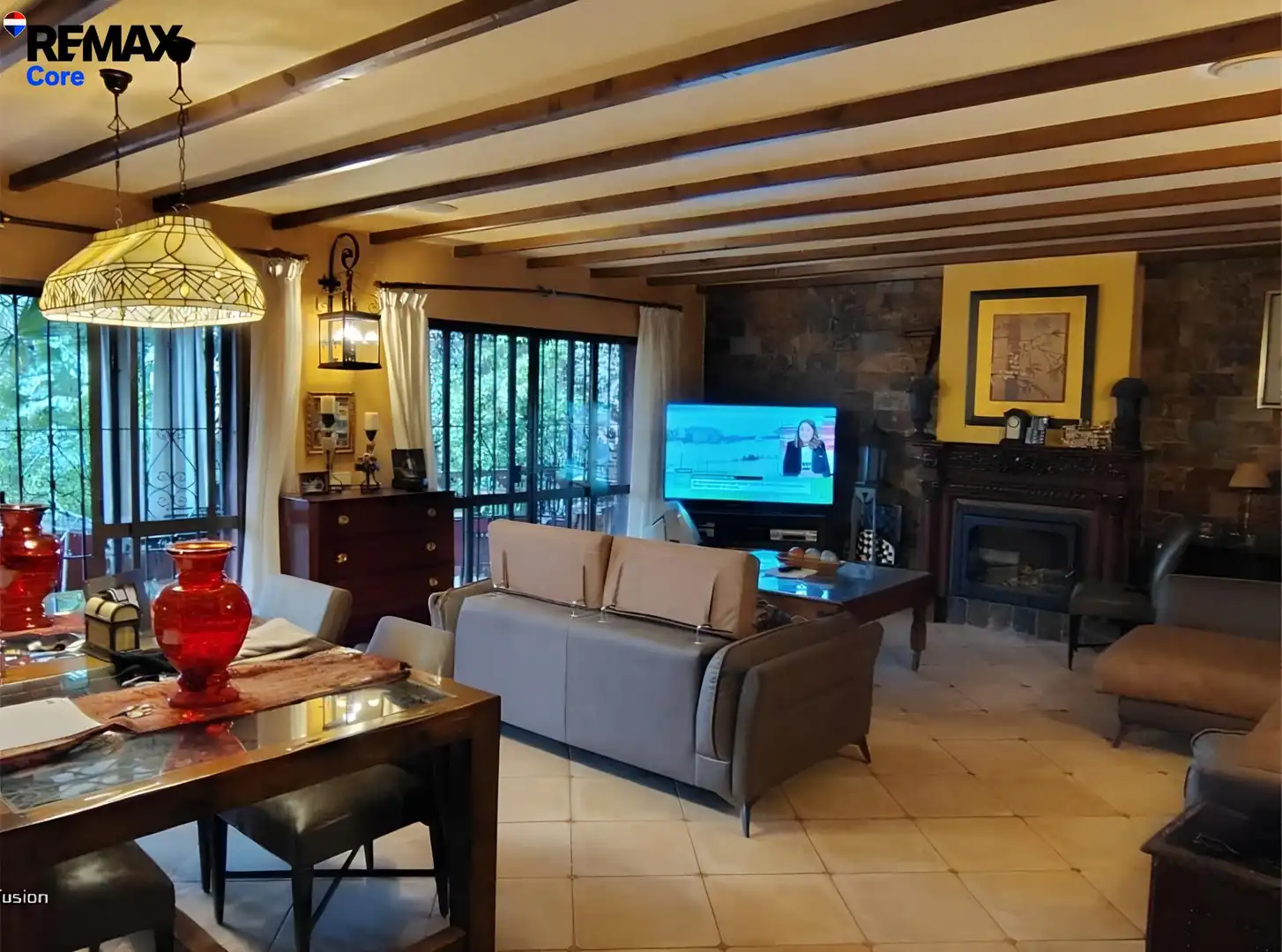Living room of Houses for sale in Marbella  with Private garden, Terrace and Swimming Pool