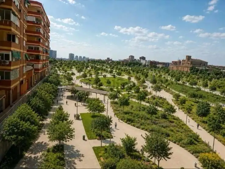 Vista exterior de Piso en venta en Valencia con Balcón