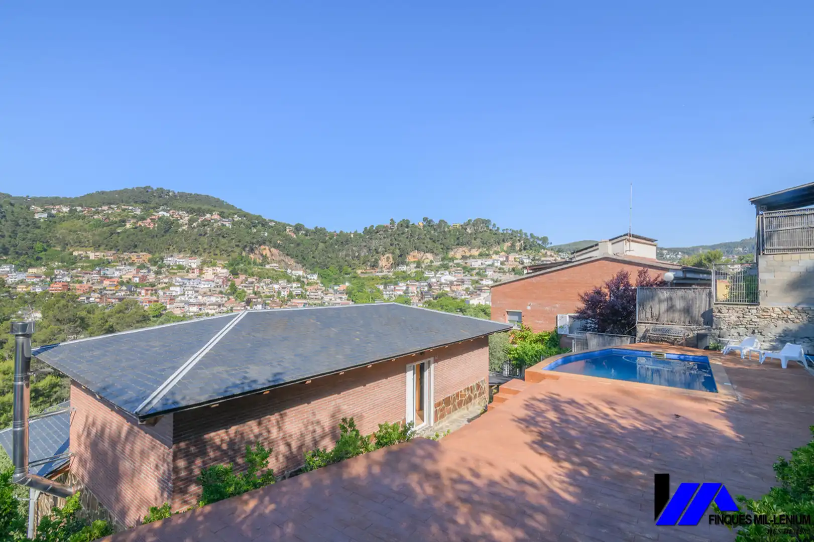 Terraza de Casa o chalet en venta en Vallirana con Aire acondicionado, Calefacción y Jardín privado
