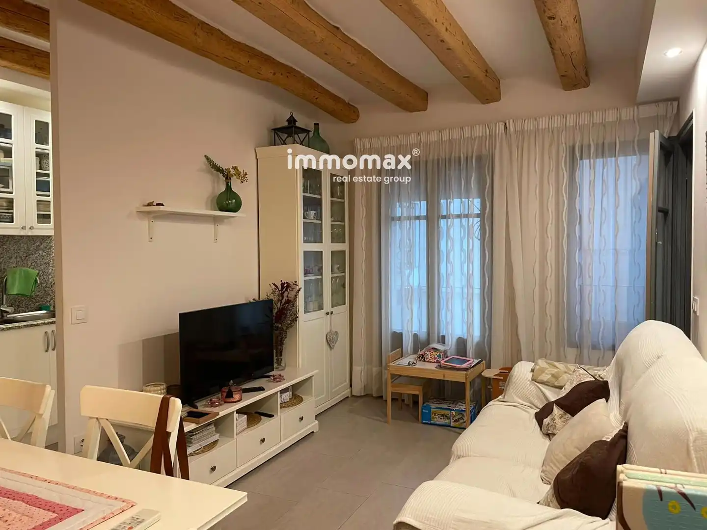Sala d'estar de Àtic en venda en Benifallet amb Aire condicionat, Calefacció i Moblat