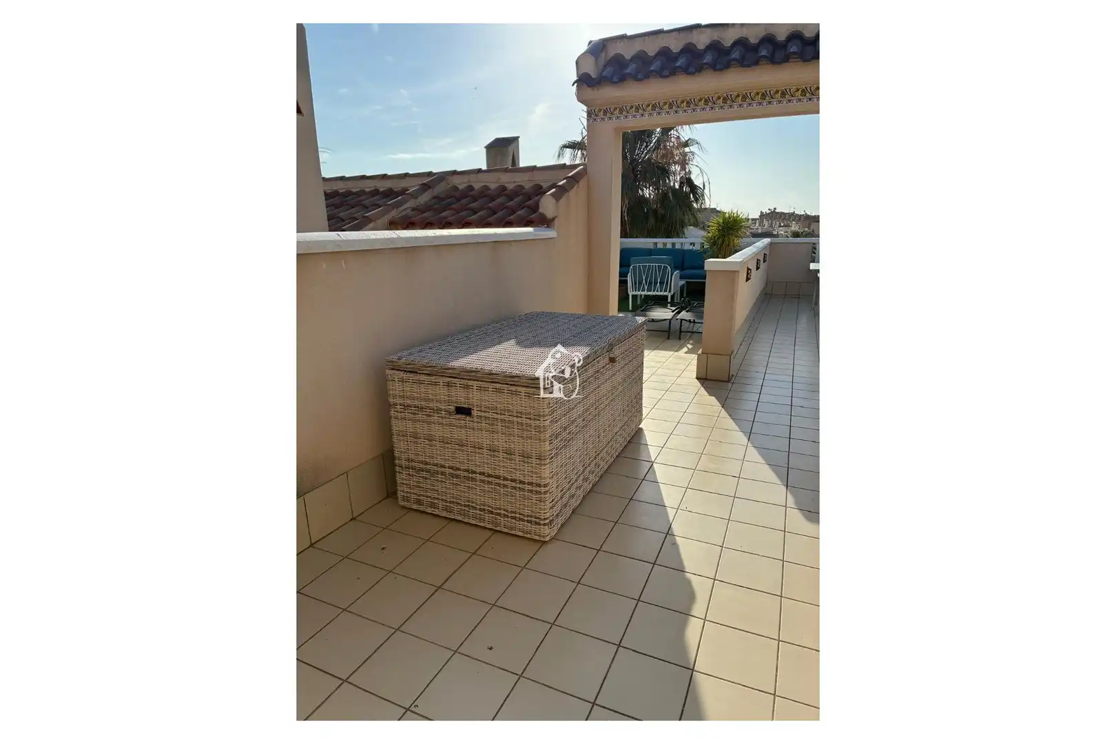 Terraza de Apartamento de alquiler en Rojales con Aire acondicionado, Jardín privado y Terraza