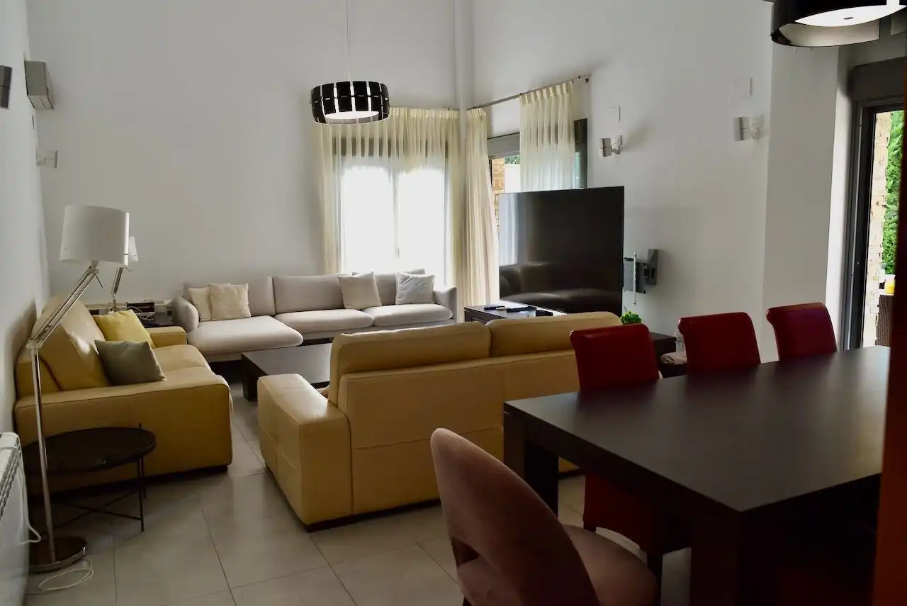 Sala de estar de Casa o chalet en venta en L'Alfàs del Pi con Aire acondicionado, Calefacción y Terraza