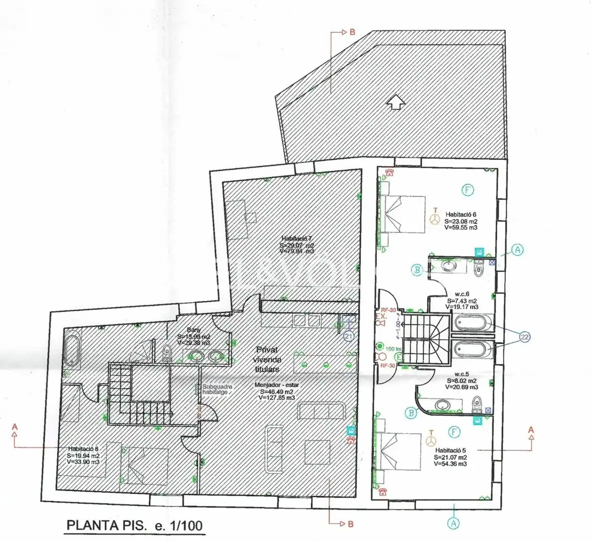 Casa o chalet en venta en La Vall de Bianya con Calefacción, Jardín privado y Terraza