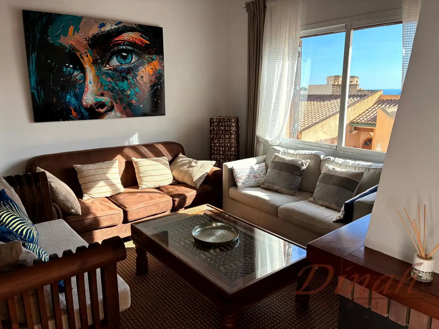 Sala de estar de Casa o chalet en venta en Altea con Aire acondicionado, Calefacción y Piscina