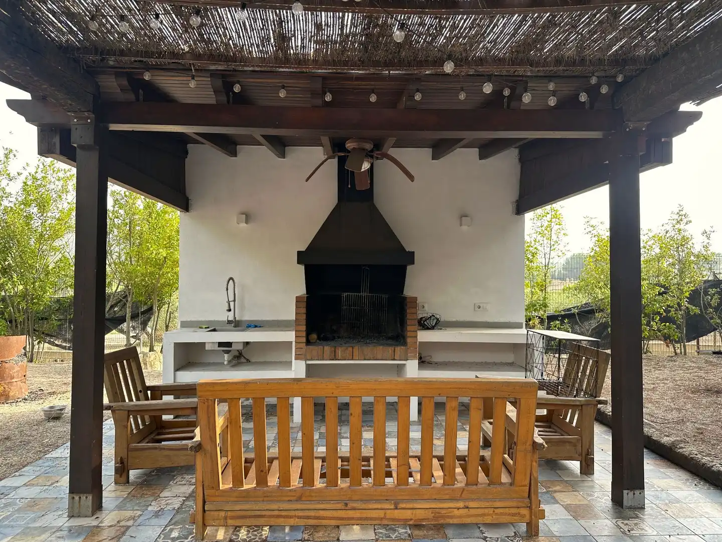 Terraza de Casa o chalet en venta en Ontinyent con Calefacción, Jardín privado y Piscina