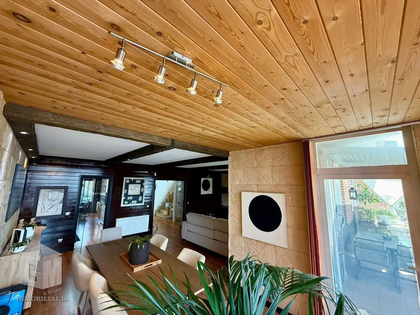 Dining room of Detached homes for sale in Arroyomolinos (Madrid)  with Air Conditioner, Heating and Private garden