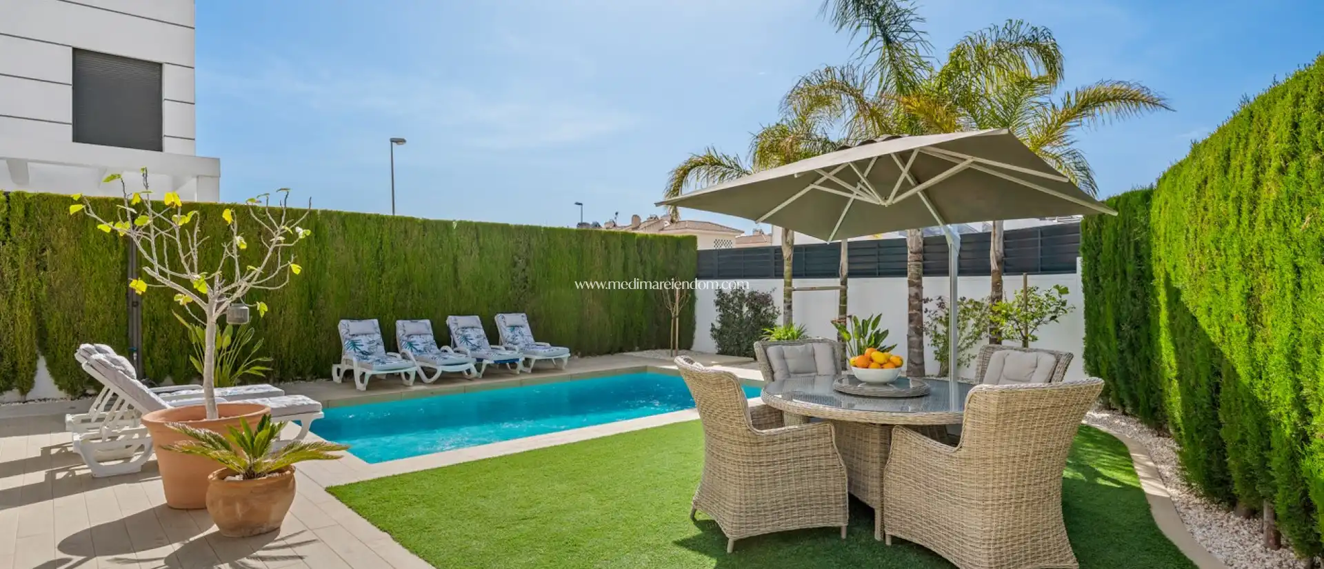 Terraza de Casa o chalet en venta en Rojales con Aire acondicionado, Calefacción y Jardín privado