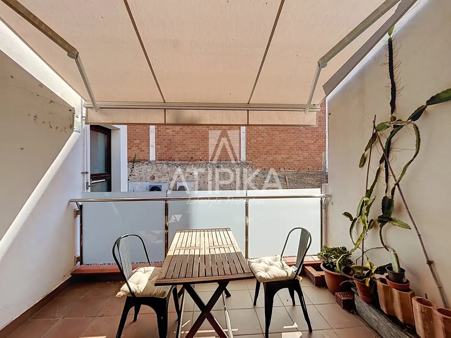 Terrace of Attic for rent in Barcelona  with Air Conditioner, Parquet flooring and Terrace