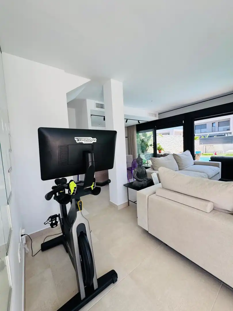 Living room of Houses for rent in Santa Pola  with Air Conditioner, Heating and Private garden