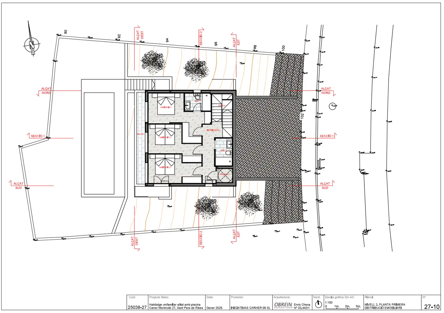 Chalet con piscina en venta en Carrer Montrodo, imagen 12
