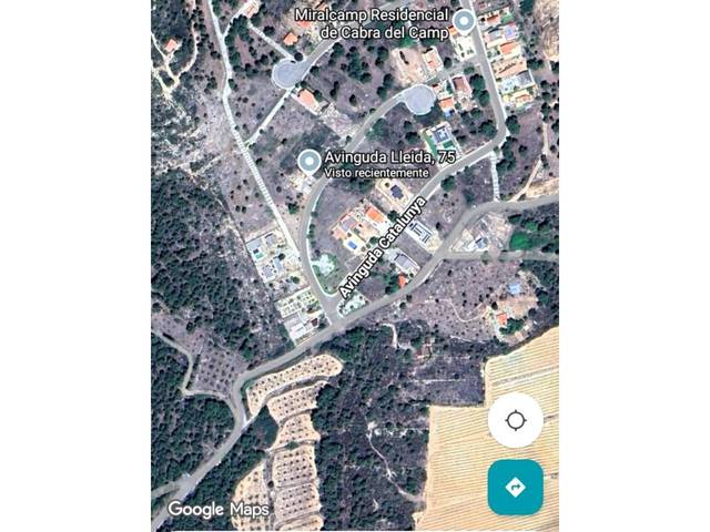 Terreno residencial en Venta en Avenida Lleida en Cabra del Camp